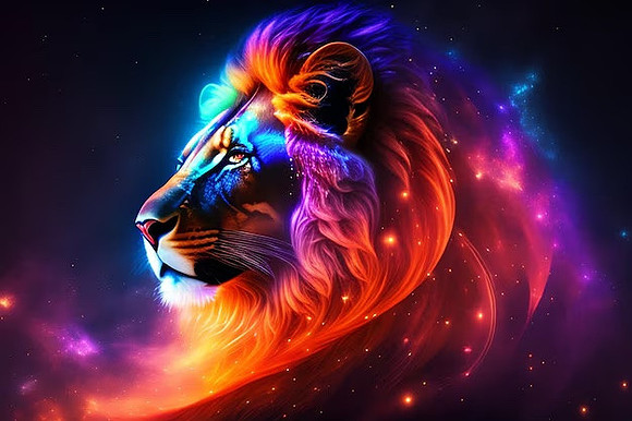 colorful-lion-with-rainbow-mane_1340-39384