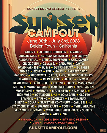 Sunset Campout Cover